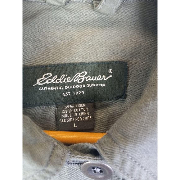 Eddie Bauer green size L long sleeve - Picture 6 of 6